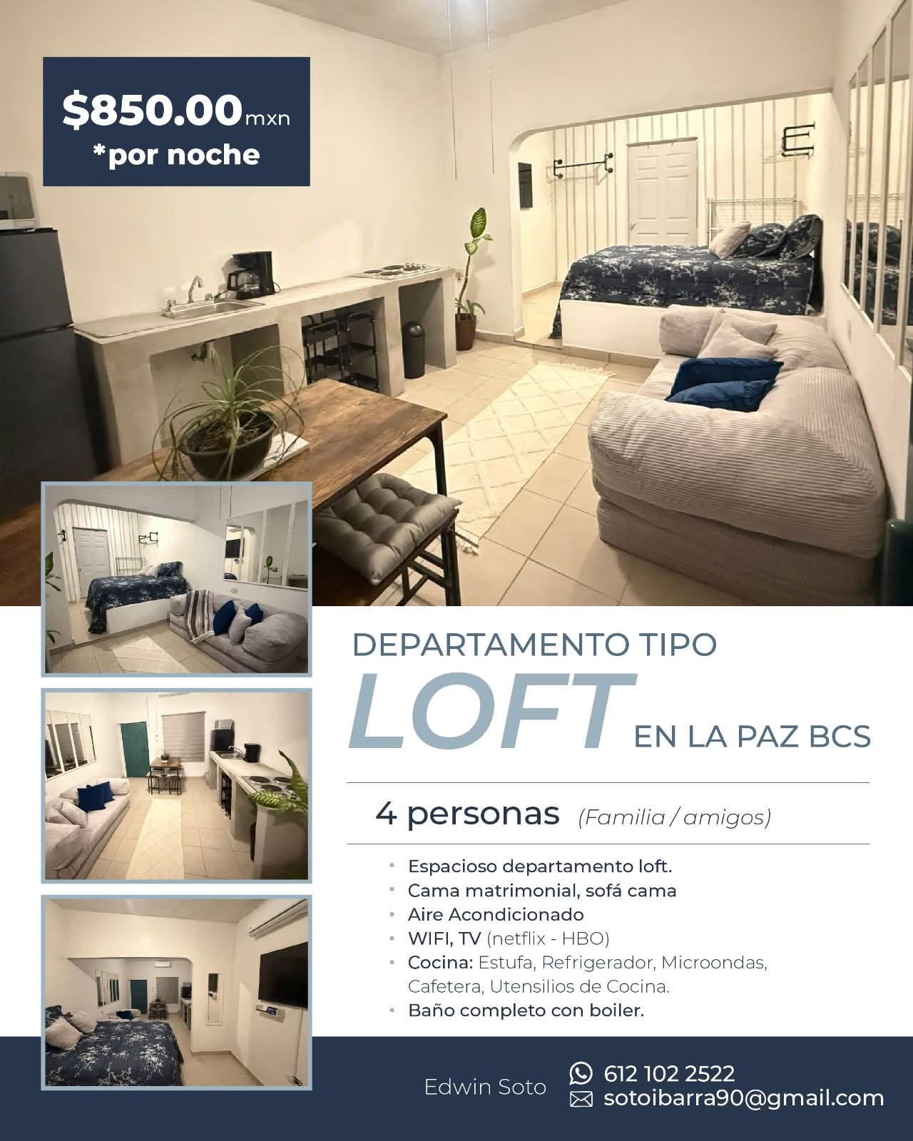 Departamento tipo Loft